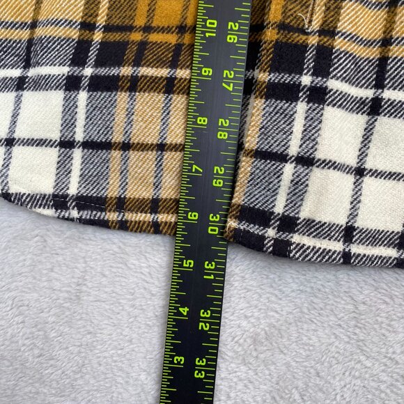 Doggy Supply By Snoop Dogg Mens Plaid Flannel Shirt Medium Long Sleeve - Picture 3 of 7